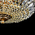 Хрустальная потолочная люстра Maytoni Tiara DIA500-CL-40-06-G